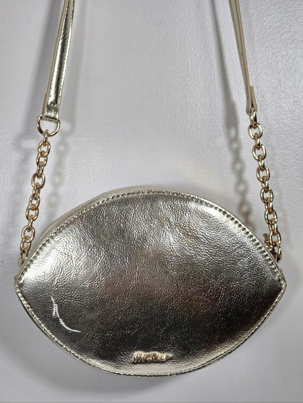 🔥FINAL💲⬇️💛🧿💛 Betsey Johnson Women's Eyes Have It Gold Crossbody, OS ~ VGUC - Picture 4 of 16